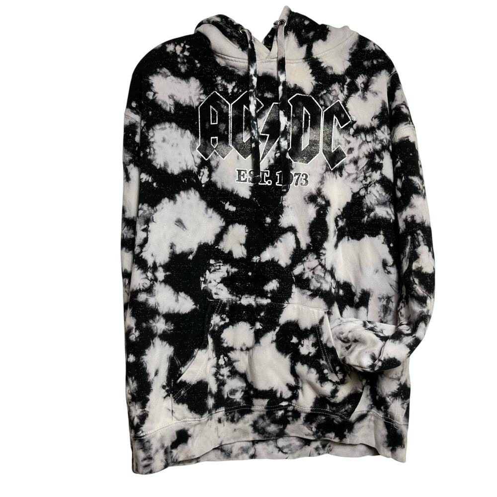 AC/DC Tie Dye Hoodie - Size Medium - Excellent Condition (2888)